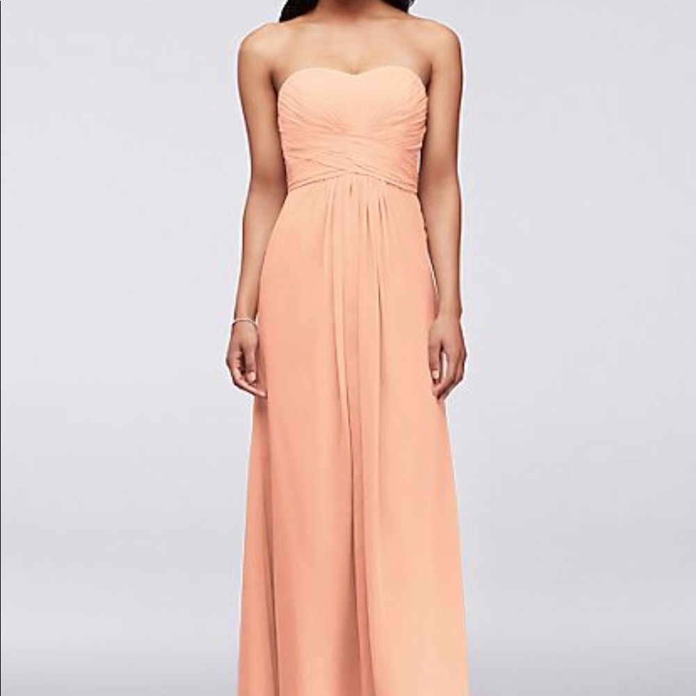 Peach “Bellini” David’s Bridal Bridesmaid’s dress